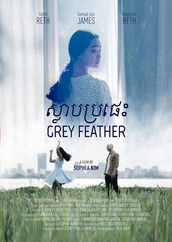 Grey Feather Poster